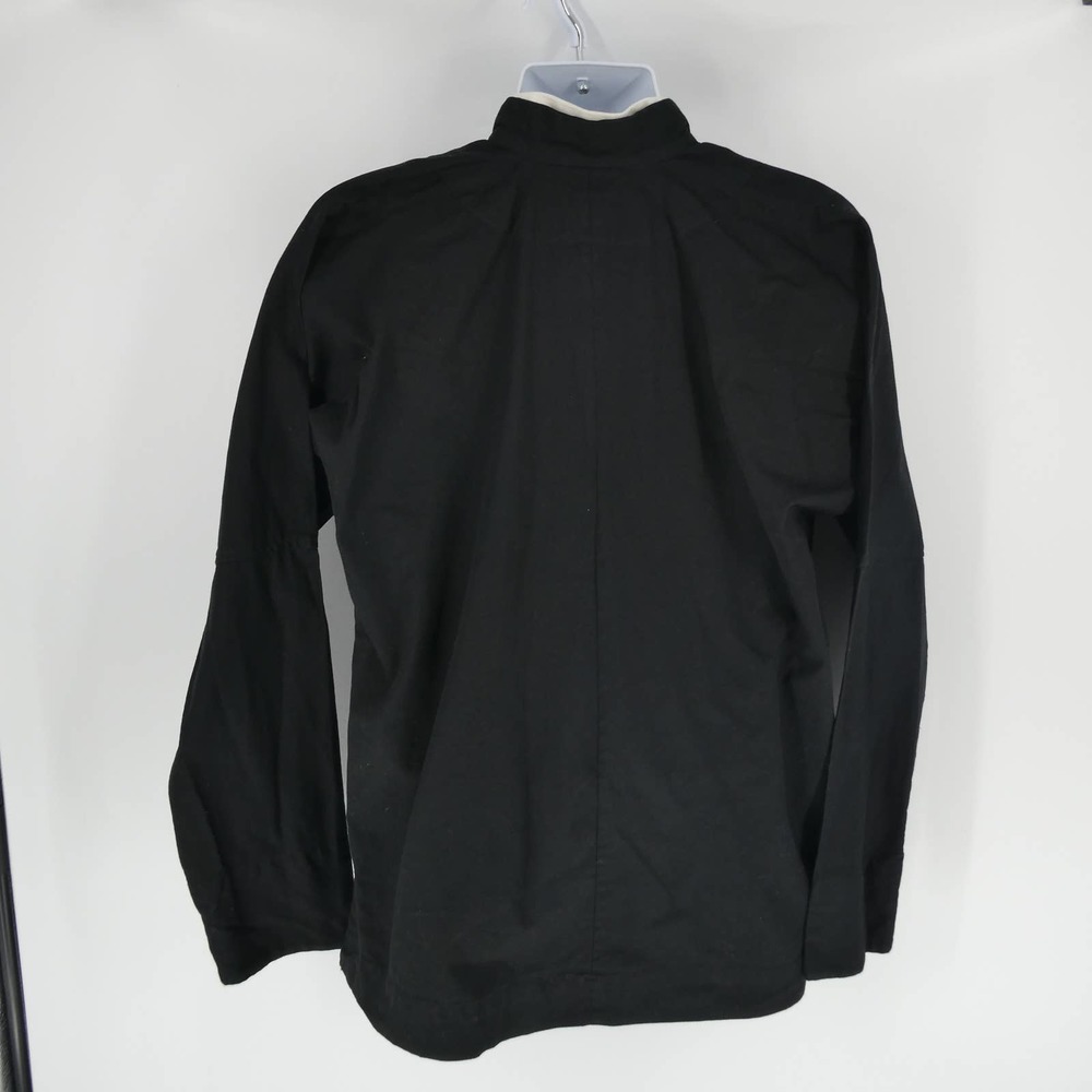 Black Men's Jacket with White Accents - Picture 7 of 7